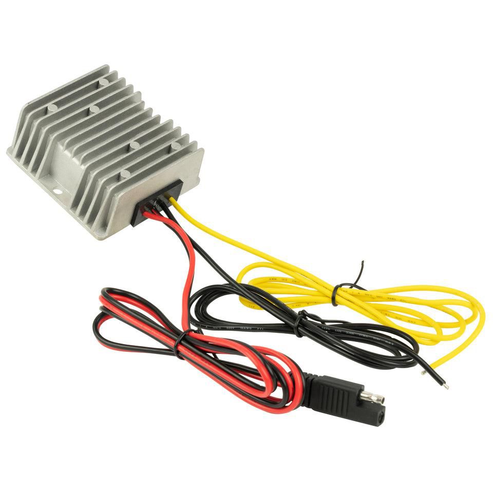RAM Mounts - W128907158 - GDS® 24-60VDC Input (12VDC Output) Hardwire Charger With SAE Connector (Chargeur à fil dur avec connecteur SAE)
