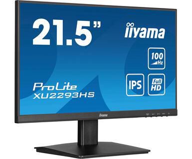 IIYAMA - W128908754 - Écran IPS 21,5", 1920x1080@100Hz, 300cd/m², haut-parleurs, HDMI, DisplayPort, 1ms MPRT