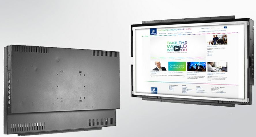 WINSONIC - W128909071 - Cadre ouvert, moniteur LCD 21,5", 1920x1080,LED-250nits VGA,DVI, WV(178°/178° MVA) AV-IN, PCAP 2 Point USB