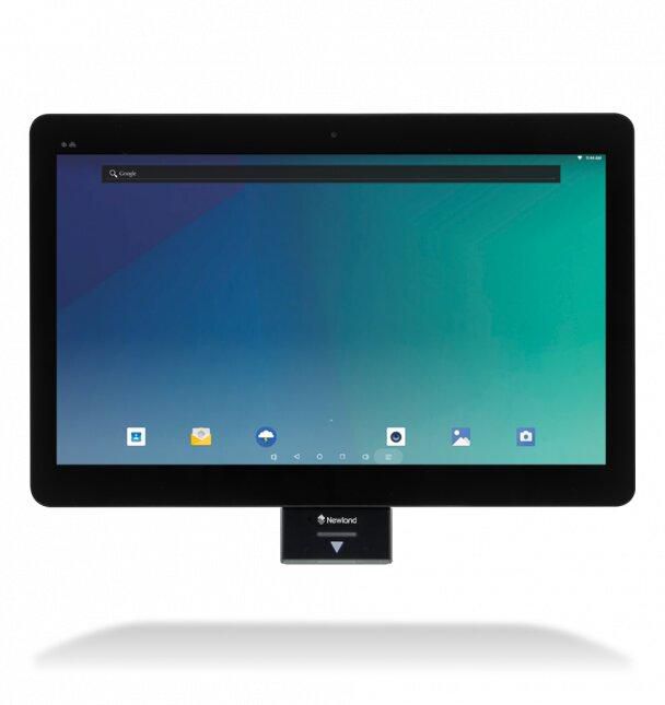 Newland - W128912722 - Newland NQuire 1500 Manta Customer  information terminal with 15"  Touch Screen, 5MP front camera, bluetooth, WiFi and POE. Incl. wall mount bracket and