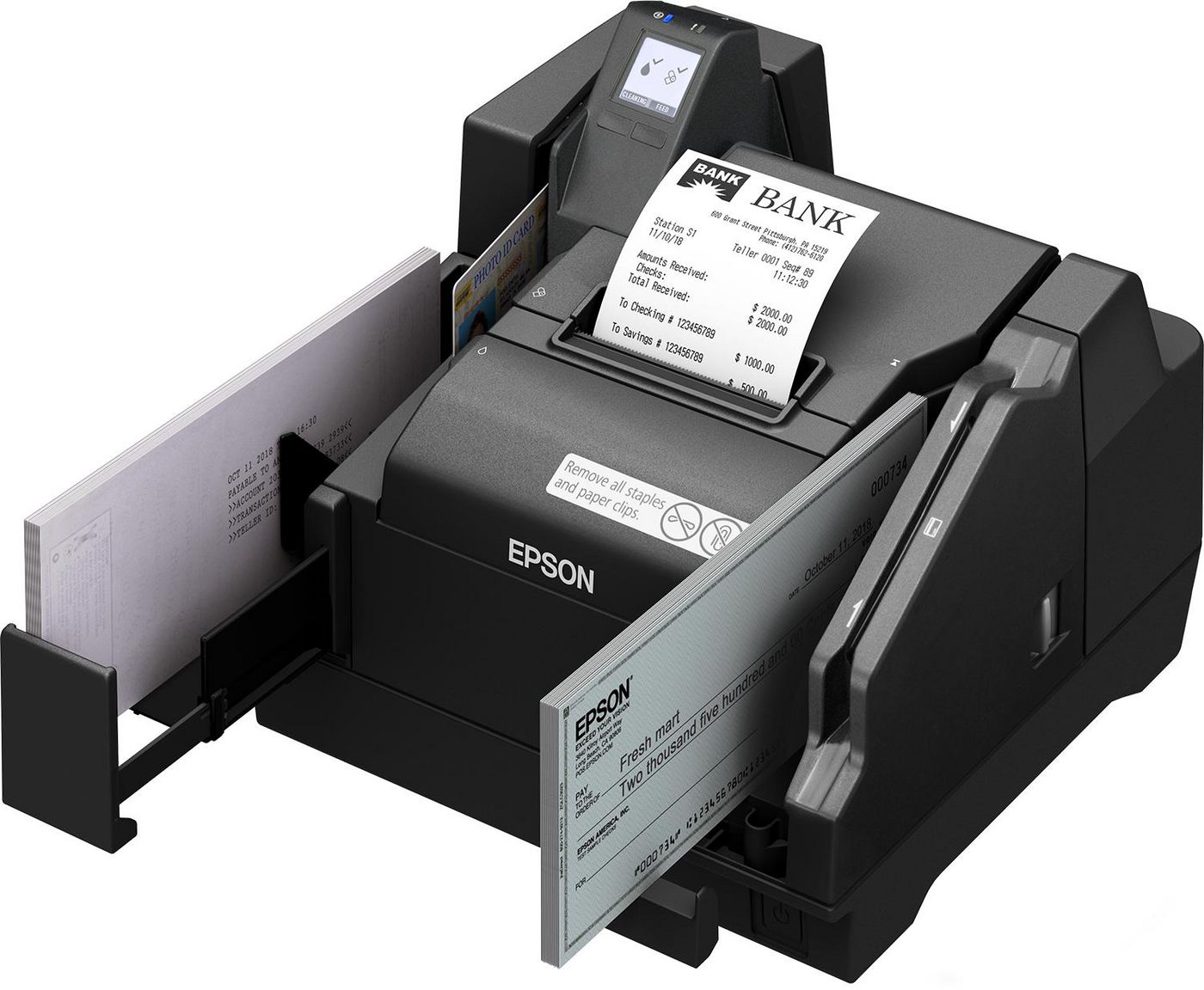 EPSON POS - W128912922 - TM-S9000II-MJ (012) : 130DPM, 2 poches