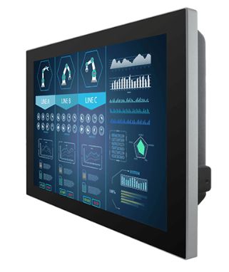 WINMATE - W128915167 - Winmate 15" G­WIN GS Series Display,  1024x768, 1000nits, VGA,  P-tactile capacitif, Full IP65 chassis, 9-36VDC
