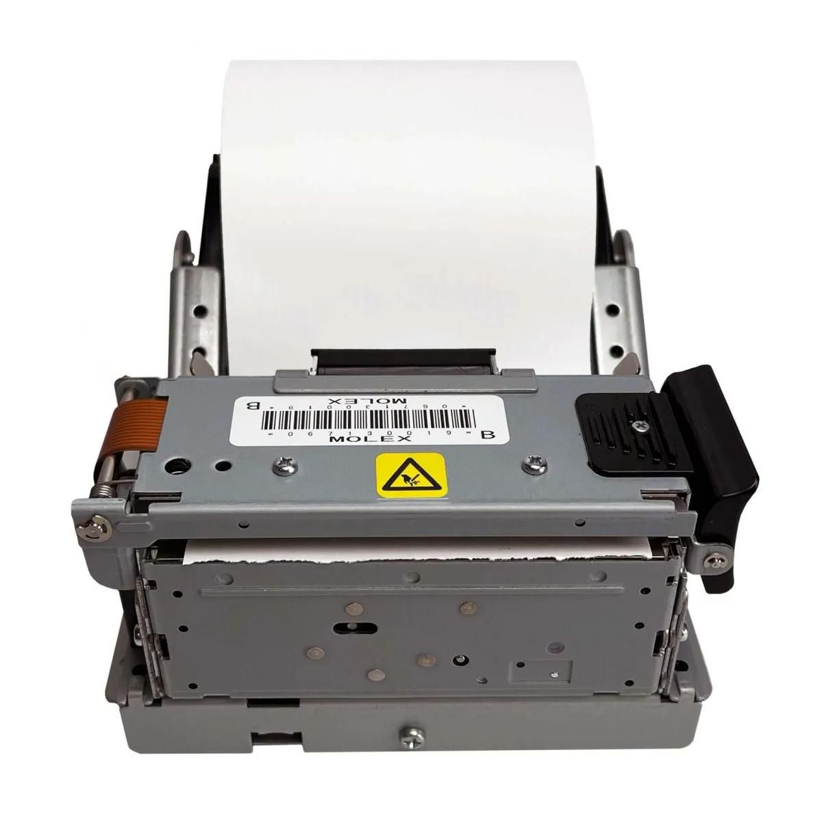 STAR - W128916149 - 3", 80mm Imprimante kiosque à cadre ouvert avec support papier et présentateur, montage vertical (connecteur Molex)