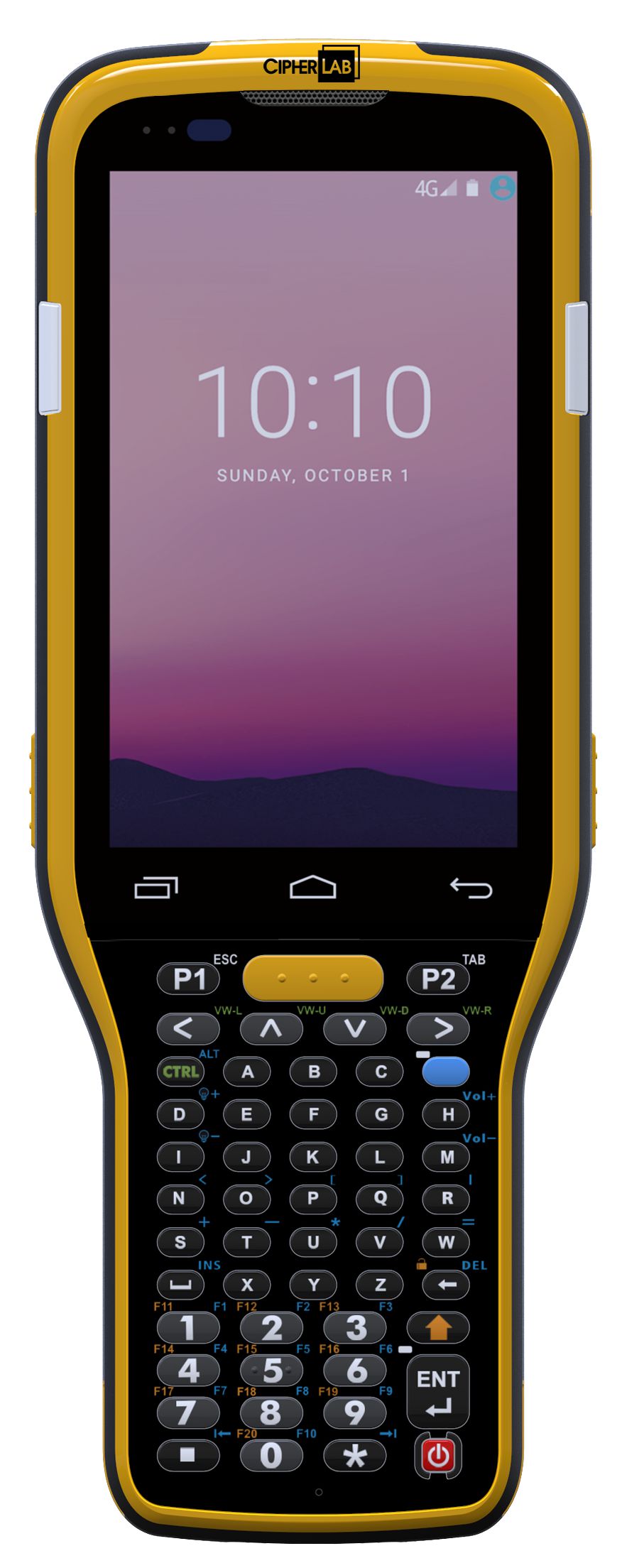 CIPHERLAB - W128918020 - CipherLab RK95 WiFi,bluetooth,2D  Imager,6000mAh,13MP, 52 Key  Alpha Numeric (VT Type),Simple Package+Pistol, No PSU, A12 W/GMS