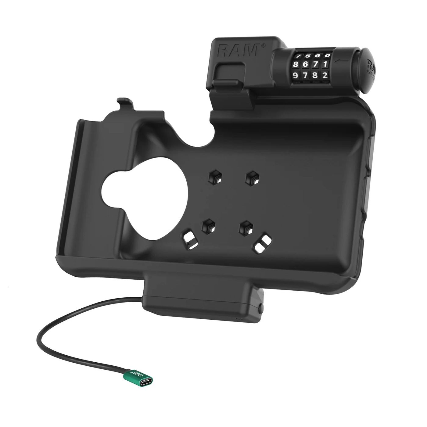 RAM Mounts - W128921116 - RAM® Combo Locking USB-C Powered Dock pour Samsung Tab Active5 et 3