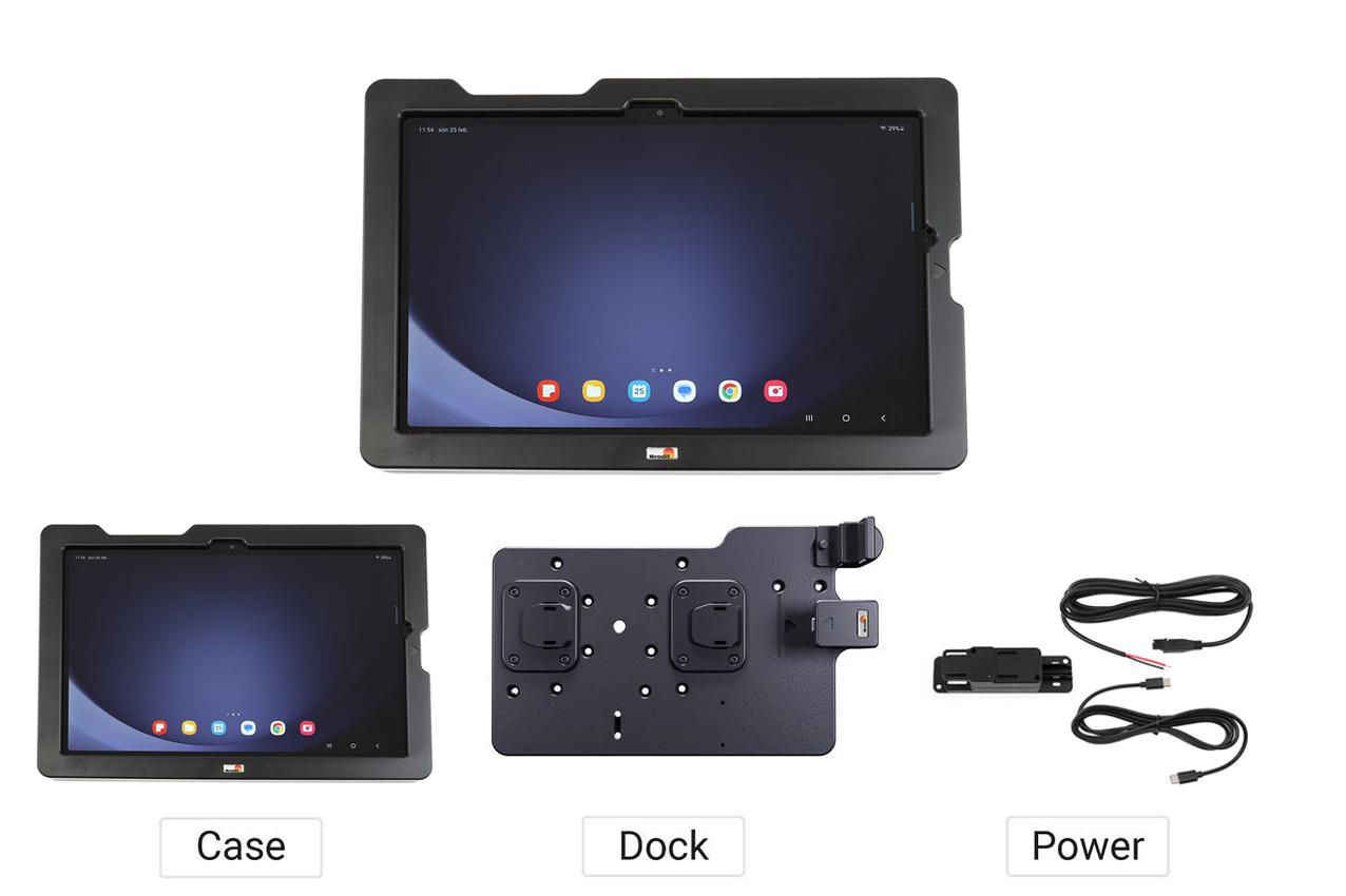 BRODIT - W128923938 - ModTek Hard Case pour Samsung Galaxy Tab A9, 11 SM-X210/SM-X215 LTE/SM-X216 5G