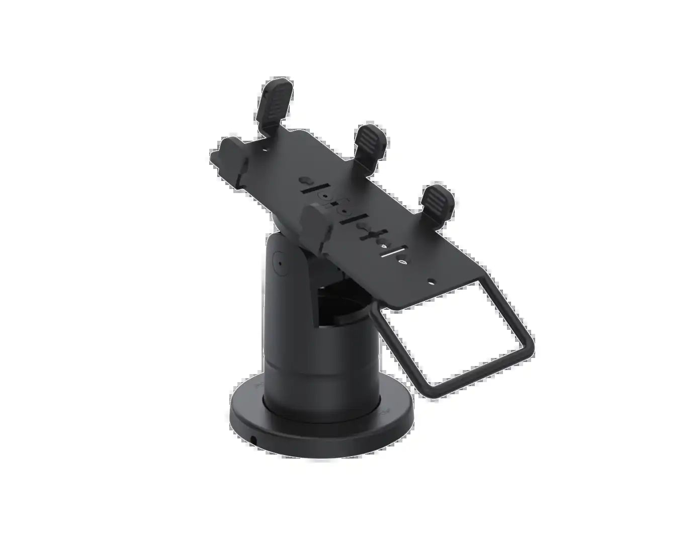 ERGONOMIC SOLUTIONS - W128924015 - SpacePole Stack avec plaque MultiGrip pour PAX A35 (avec poignée) - PAX -NOIR-