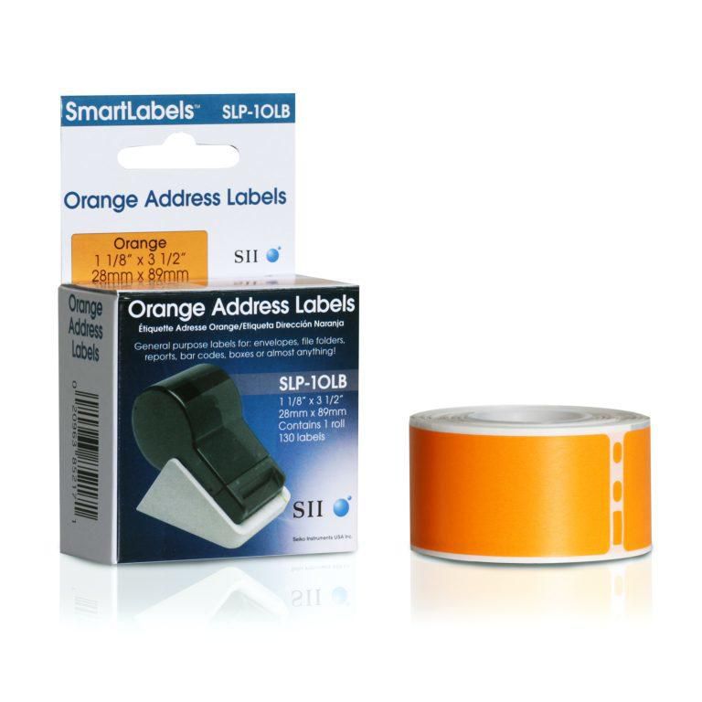 SEIKO INSTRUMENTS - W128924739 - Seiko Instruments Slp-1Olb Orange Self-Adhesive  Printer étiquette