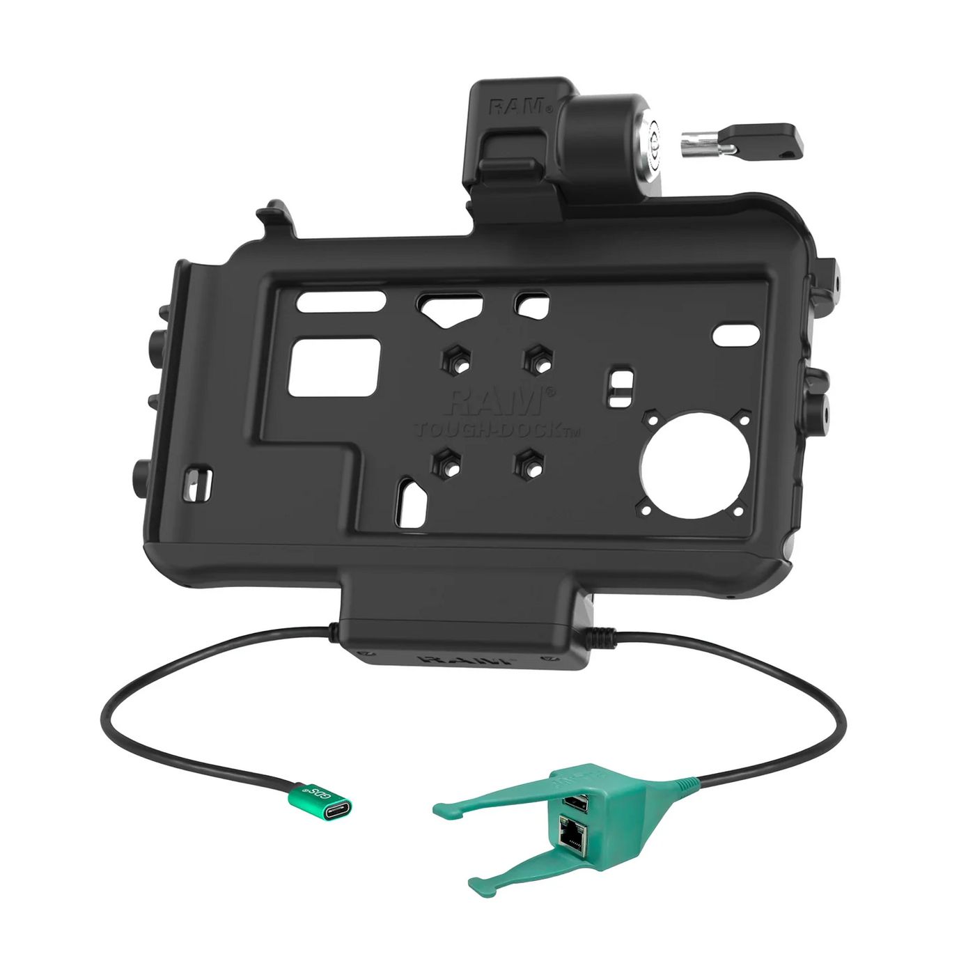 RAM Mounts - W128942273 - RAM Mounts RAM® USB-C Low-Profile Dock +  USB-A & RJ45 Data for Tab  Active5 & 3
