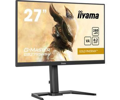 IIYAMA - W128948239 - 27" Fast VA Gaming, G-Master Gold Phoenix,1920x1080,300nits,HDMI,DP, 0,2ms,Speakers,USB,Black,15cm Adj Stand