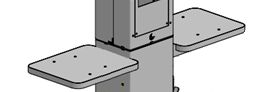 ERGONOMIC SOLUTIONS - W128950875 - Accessoires Tablettes Lollypop Ergonomic Solutions Gauche ou Droite