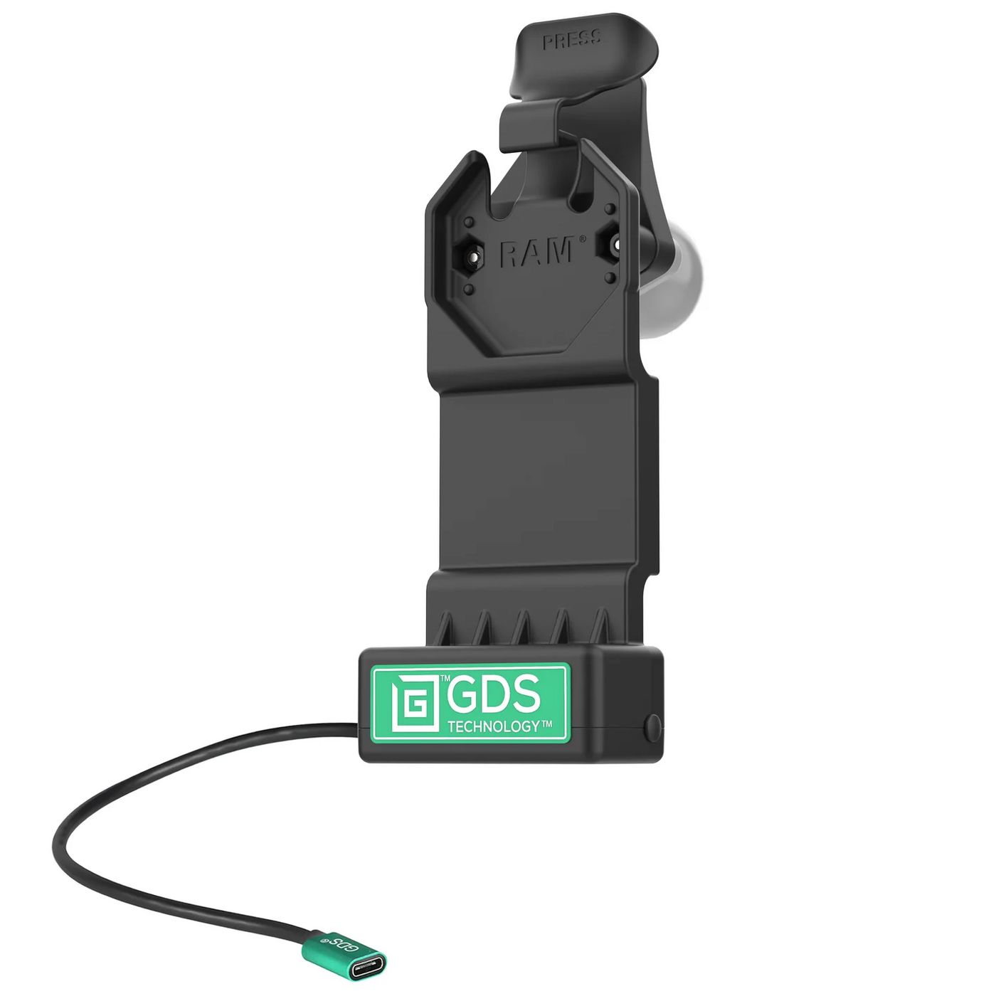 RAM Mounts - W128959358 - GDS POWER ONLY SNAP IN VEHICLE DOCK FOR OCTAGON BUTTON