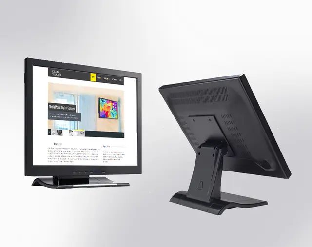 WINSONIC - W128980850 - Moniteur LCD en plastique, 17"-1280x1024,LED-250 nits,VGA,WT(-30~80 ?)12VDC-IN avec/adaptateur,Stand-ST05,PCAP/USB