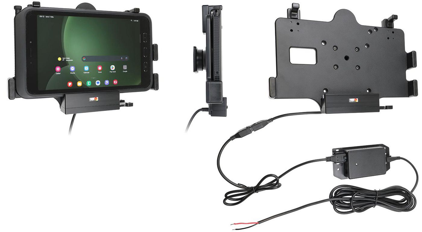BRODIT - W128982235 - Support actif pour installation fixe,Pour les appareils avec skin d'origine, Pour Samsung Galaxy Tab Active 3/5