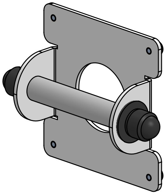 ERGONOMIC SOLUTIONS - W128986279 - Support inclinable pour kiosque