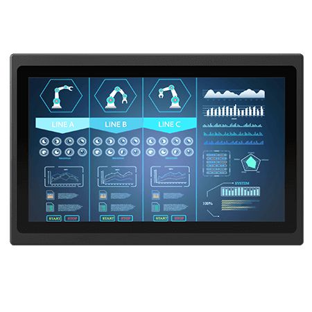 WINMATE - W128986427 - Winmate 21.5" PCAP Touch Panel Mount  Display, 1920x1080, 1000nits,  VGA, HDMI, P-tactile capacitif, -10~60?