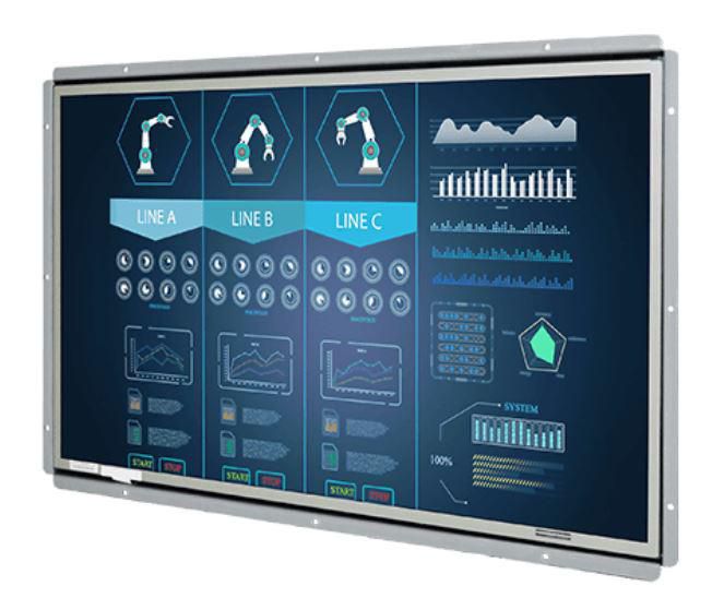 WINMATE - W18L100-OFA2 - Winmate 18.5" Open Frame Display,  1366x768, VGA+HDMI input,  12VDC with AC/DC power adapter, 1 Year warranty