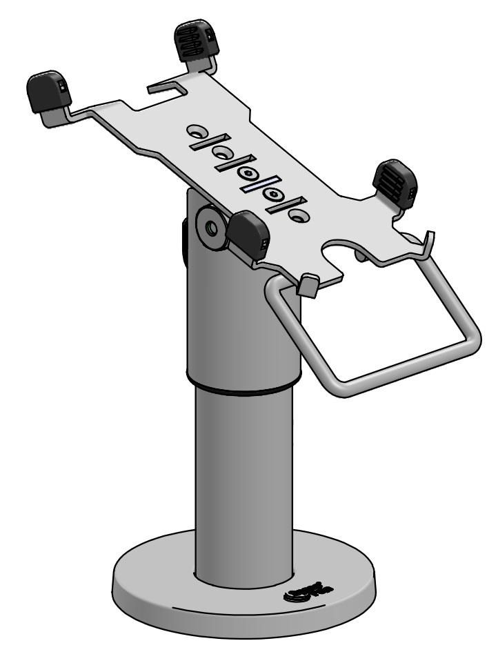ERGONOMIC SOLUTIONS - WIS101-D-02 - WisePOS E DuraTilt® SP1, 120mm (avec poignée) -NOIR-
