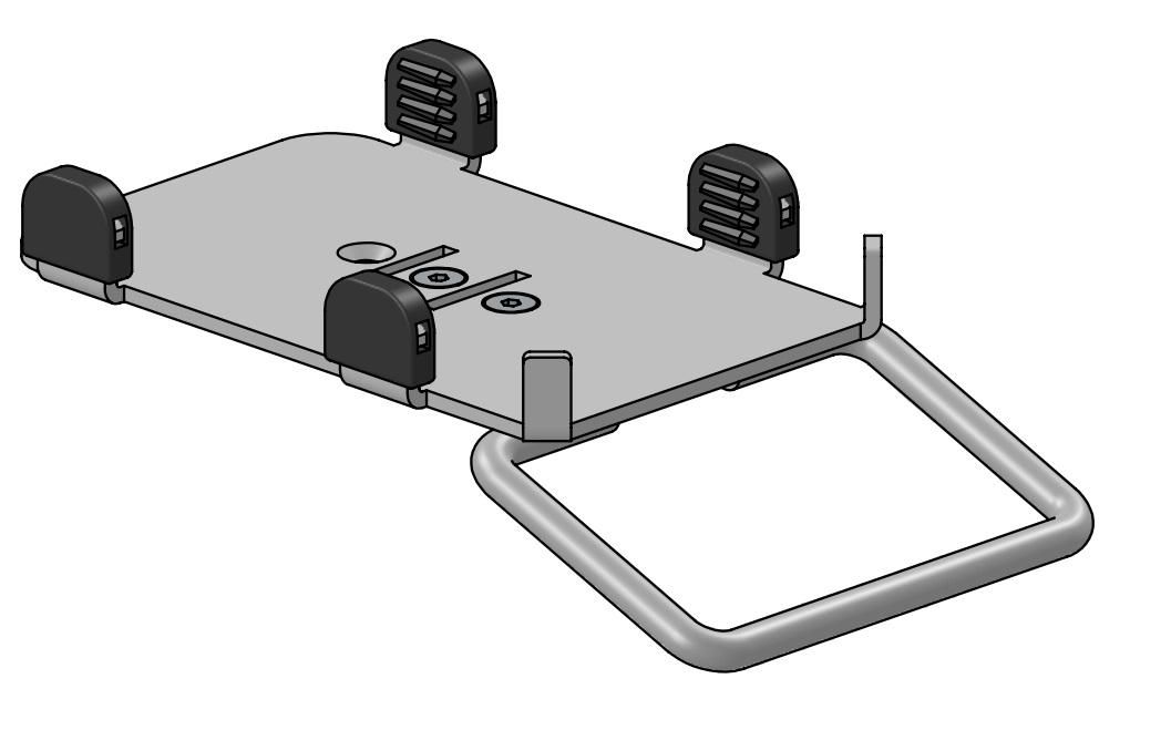 ERGONOMIC SOLUTIONS - WIS301-MH-02 - ÿWisePad 3 MultiGripÉ (avec poignée)-Noir