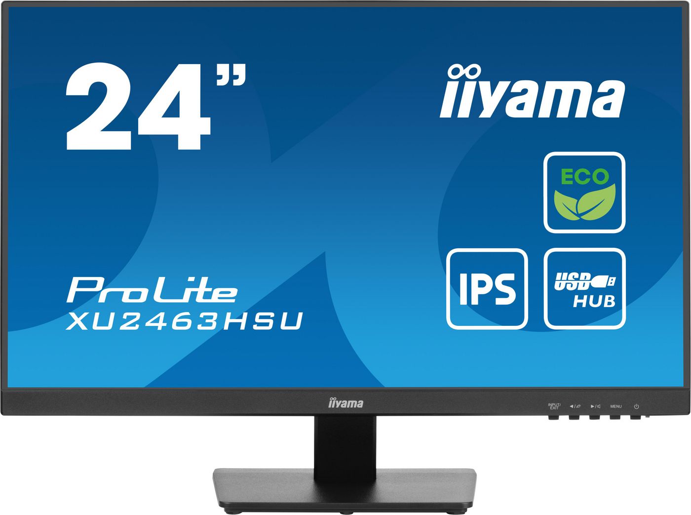 IIYAMA - XU2463HSU-B1 - XU2463HSU-B1 23.8IN IPS FHD 250CD/3MS/HDMI/DP/2USB