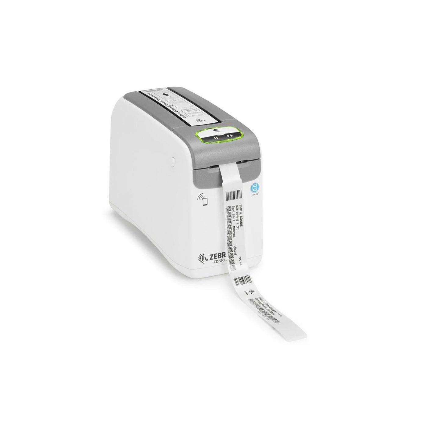 ZEBRA - ZD51013-D0BE00FZ - Imprimante thermique directe zd510, bracelets, zpl ii, xml, 300 dpi, cordon israélien, USB, hôte USB, ethernet, btle