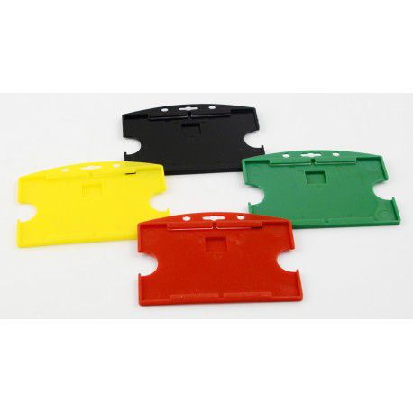 ECD - IDP65H-JAUNE - Porte-badge rigide 1 face H - JAUNE (100 pcs)