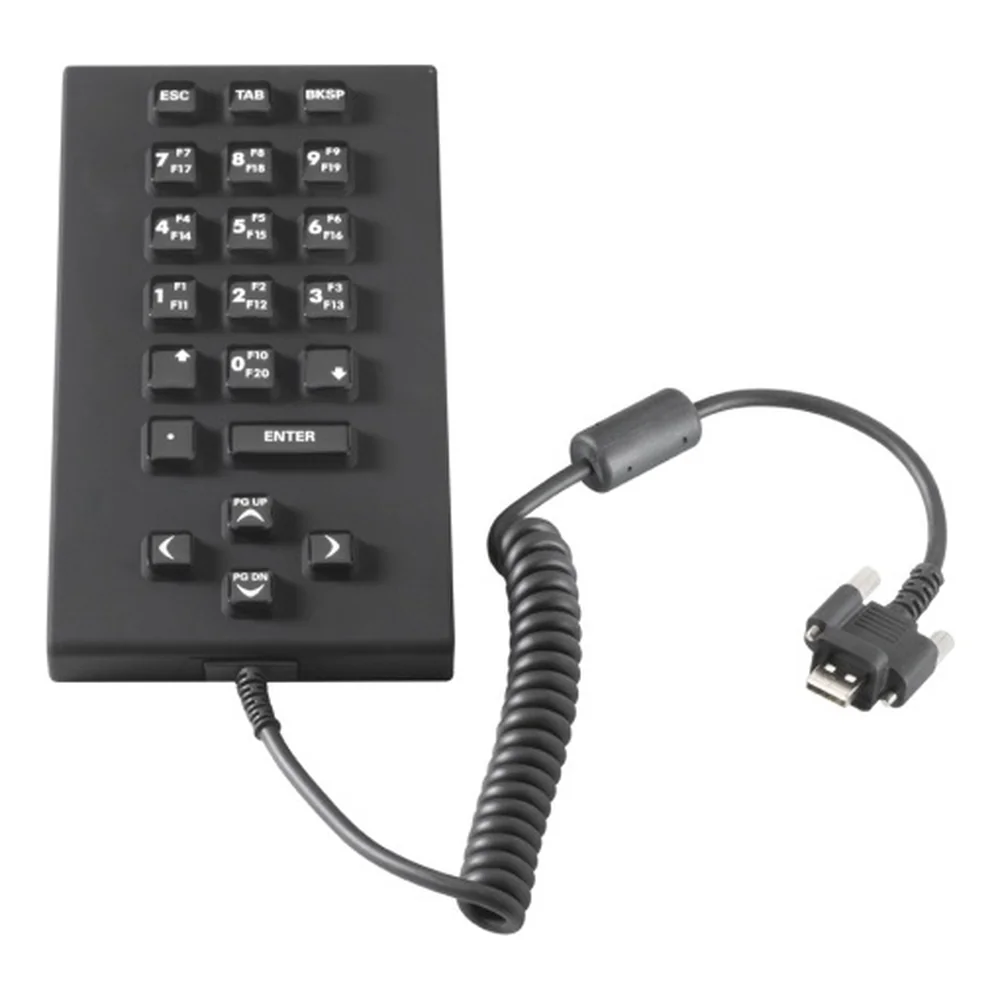 ZEBRA - KYBD-NU-VC70-01R - Clavier num&eacute;rique 21 touches r&eacute;tro&eacute;clair&eacute; IP66 USB pour terminal embarqu&eacute; Zebra VC70