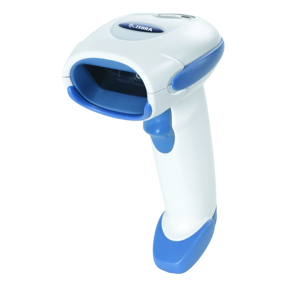 ZEBRA - DS4208-HC0009BWR - Scanner Zebra DS4208, 2D version santé, multi-interface, sans support, lecteur seul, blanc santé, toutes zones, sans EAS, version santé