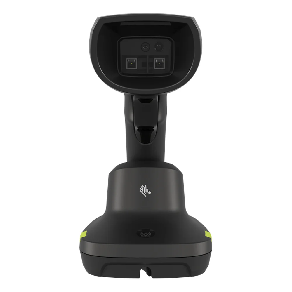 ZEBRA - DS8288-SR4U2104PVW - Scanner codes-barres Zebra DS8288, 2D portée standard, Bluetooth, socle de présentation, kit câble blindé, noir, toutes zones, config standard