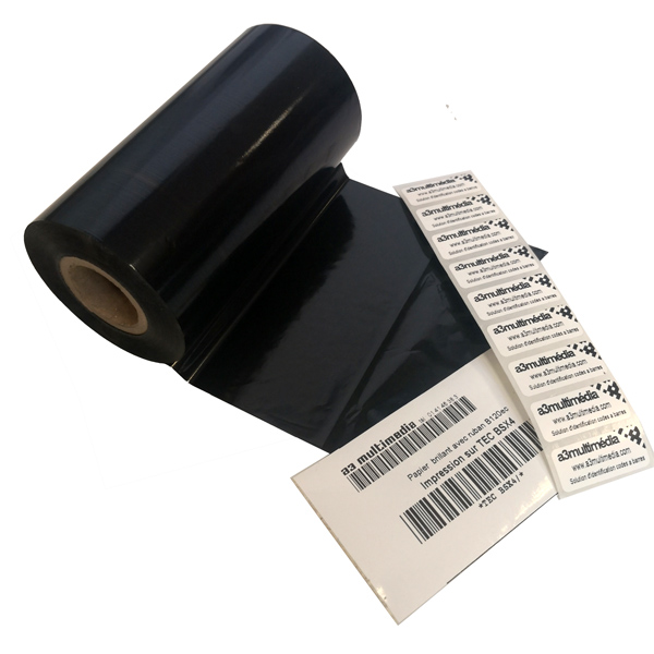 Meilleure qualité de la résine de rouleau de ruban de transfert thermique  pour imprimante d'étiquettes - Chine Papier thermique certifié FDA, Papier  synthétique de la compagnie aérienne autocollant